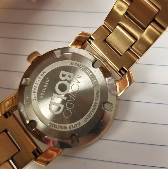 Women Rose gold Movado